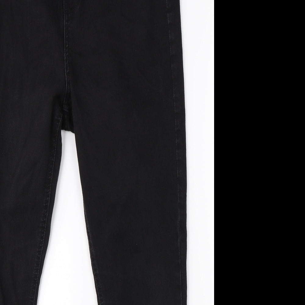 M&S Womens Black  Denim Skinny Jeans Size 18 L26 in
