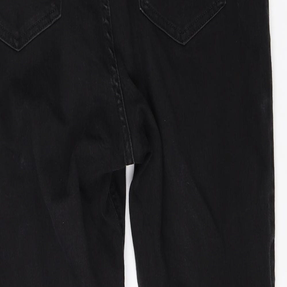 M&S Womens Black  Denim Skinny Jeans Size 18 L26 in