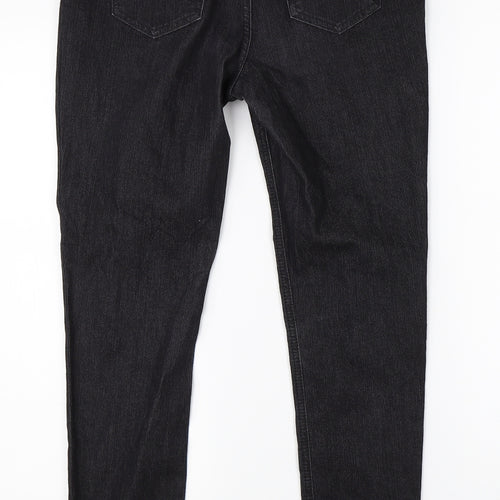 Bonita Womens Black  Denim Skinny Jeans Size 29 in L26 in