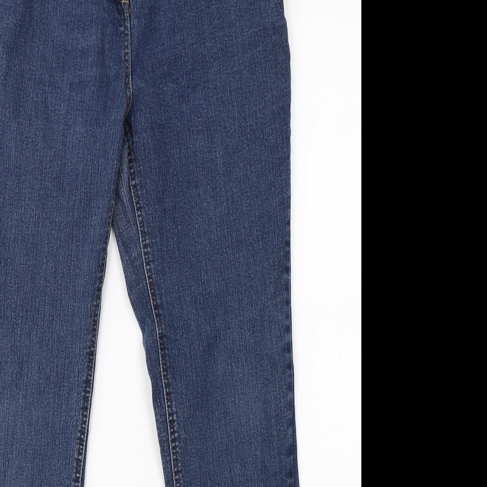George Womens Blue  Denim Straight Jeans Size 16 L26 in