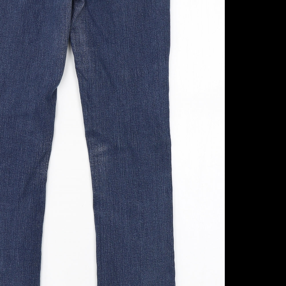 George Womens Blue  Denim Straight Jeans Size 16 L26 in