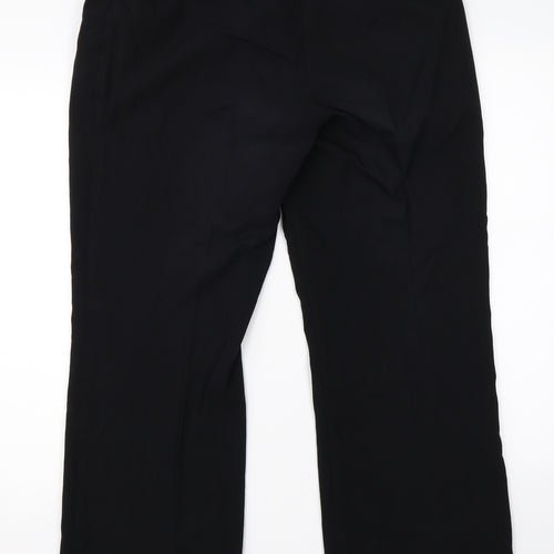 M&S Womens Black   Dress Pants Trousers Size 14 L26 in