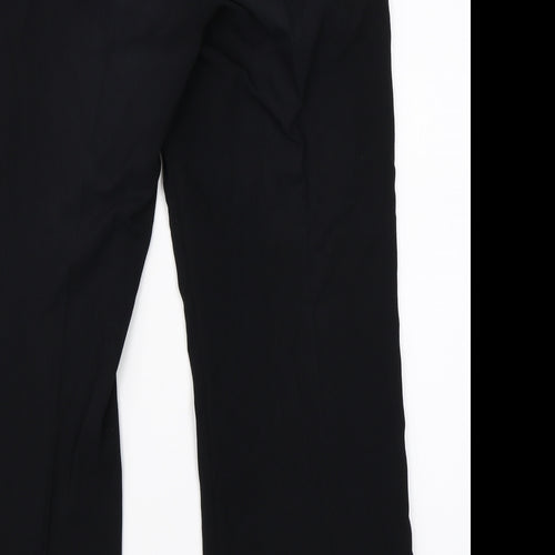 M&S Womens Black   Dress Pants Trousers Size 14 L26 in