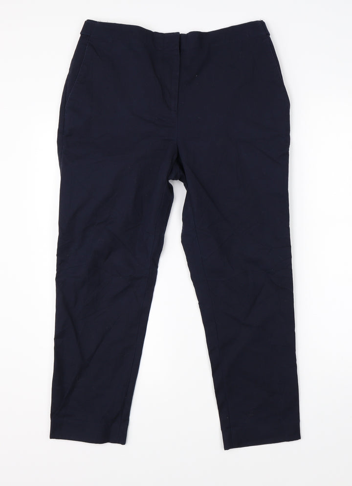 Debenhams Womens Blue Dress Pants Trousers Size 12 L23 in