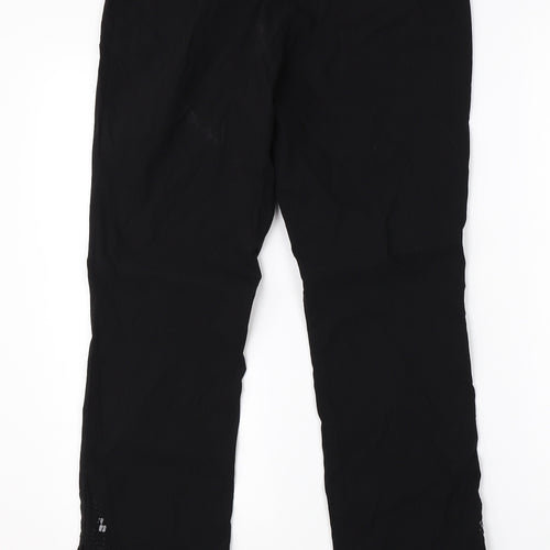 Casual Club Womens Black   Dress Pants Trousers Size 12 L28 in