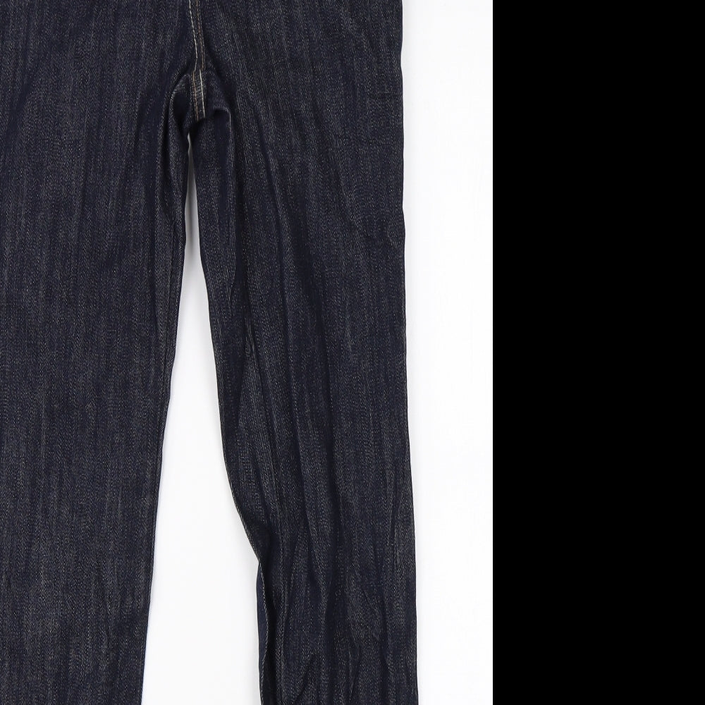 Debenhams Womens Blue  Denim Straight Jeans Size 8 L30 in