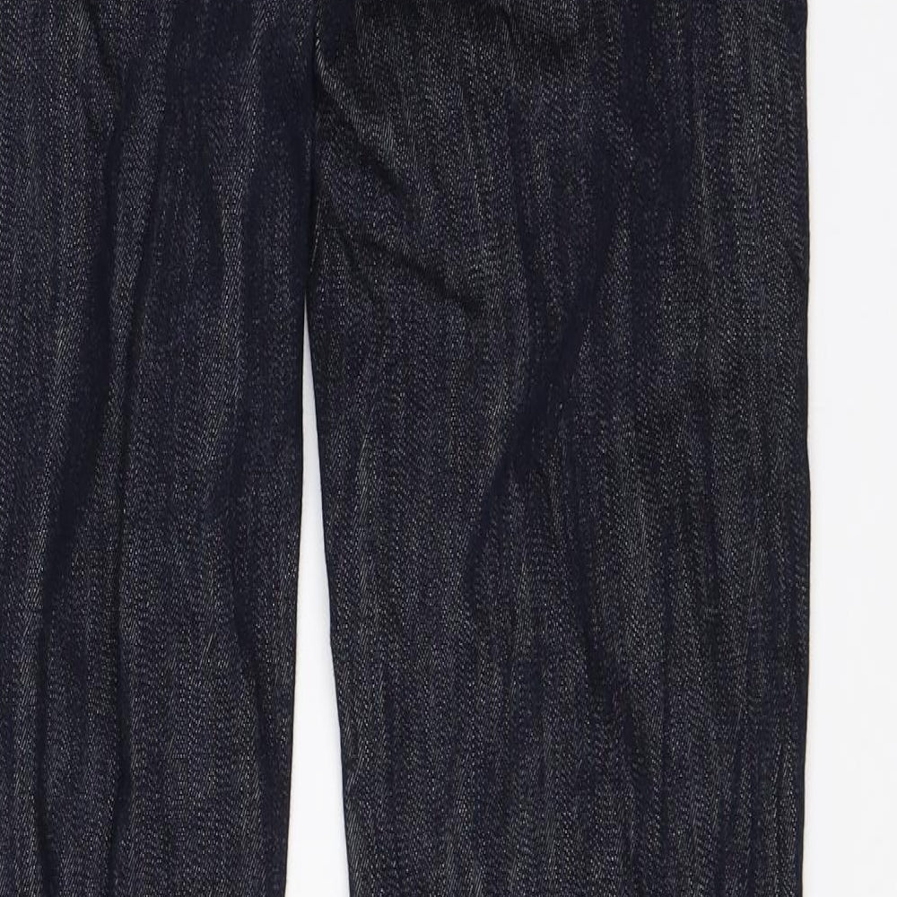 Debenhams Womens Blue  Denim Straight Jeans Size 8 L30 in