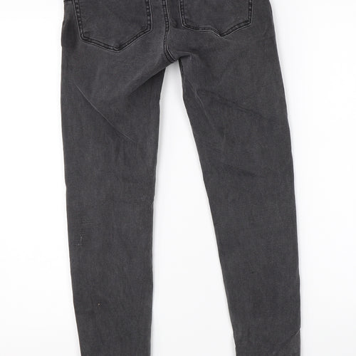 Denim Co Womens Black  Denim Skinny Jeans Size 8 L25 in