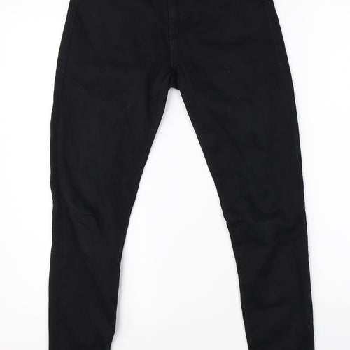 Topshop Womens Black  Denim Skinny Jeans Size 26 in L30 in