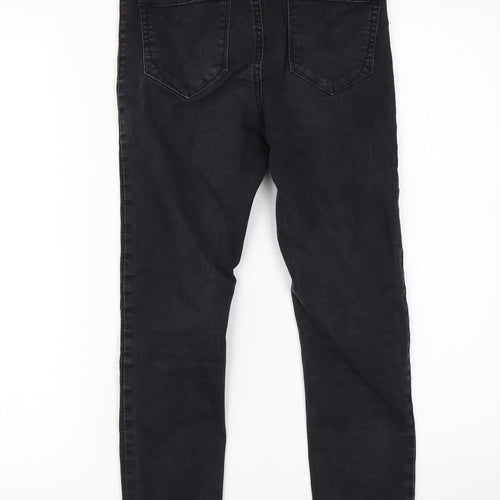 Denim Co Womens Black  Denim Skinny Jeans Size 10 L25 in