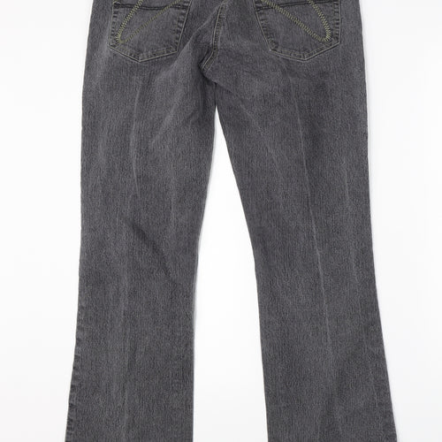 So Funky Womens Grey  Denim Straight Jeans Size 14 L30 in