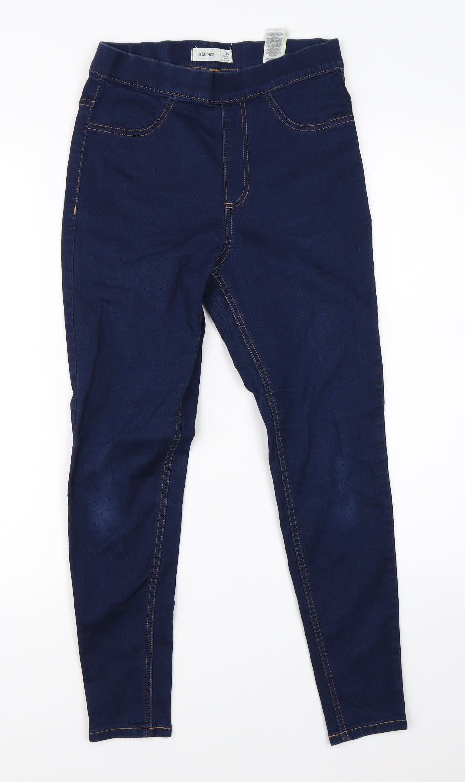 M&S Womens Blue  Denim Jegging Jeans Size 10 L23 in