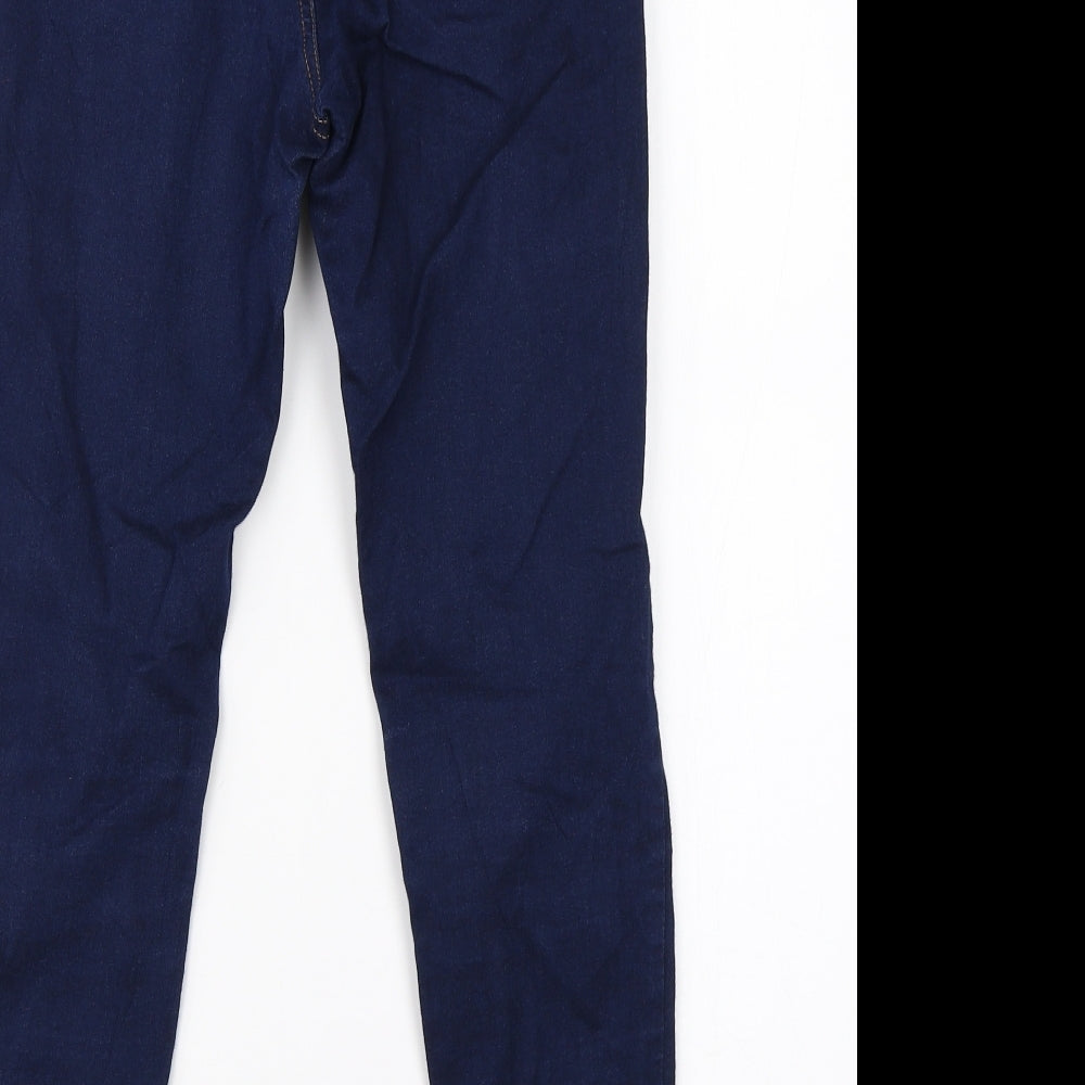 M&S Womens Blue  Denim Jegging Jeans Size 10 L23 in