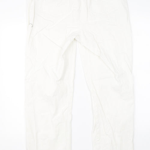 Preworn Womens White   Capri Trousers Size 14 L26 in