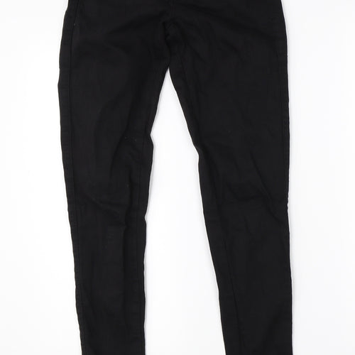 Bershka Womens Black  Denim Skinny Jeans Size 6 L26 in