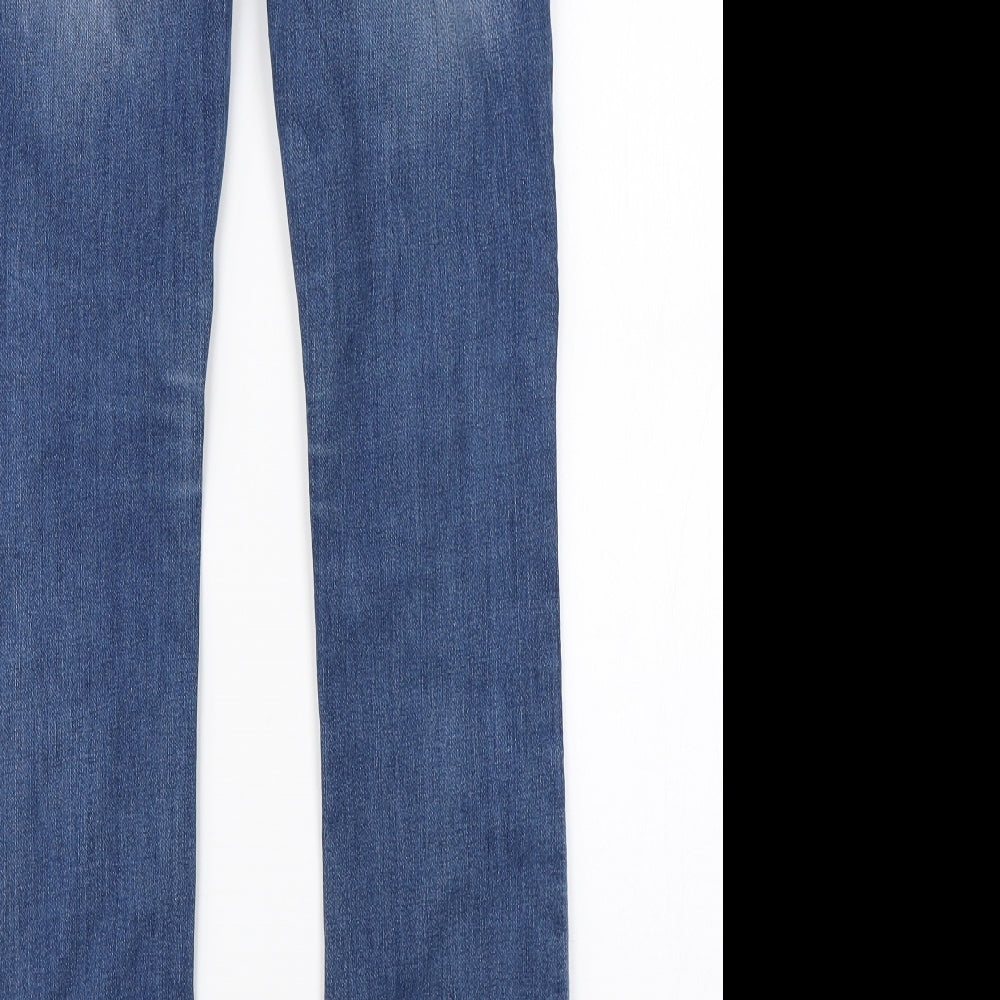 NEXT Womens Blue  Denim Straight Jeans Size 8 L29 in