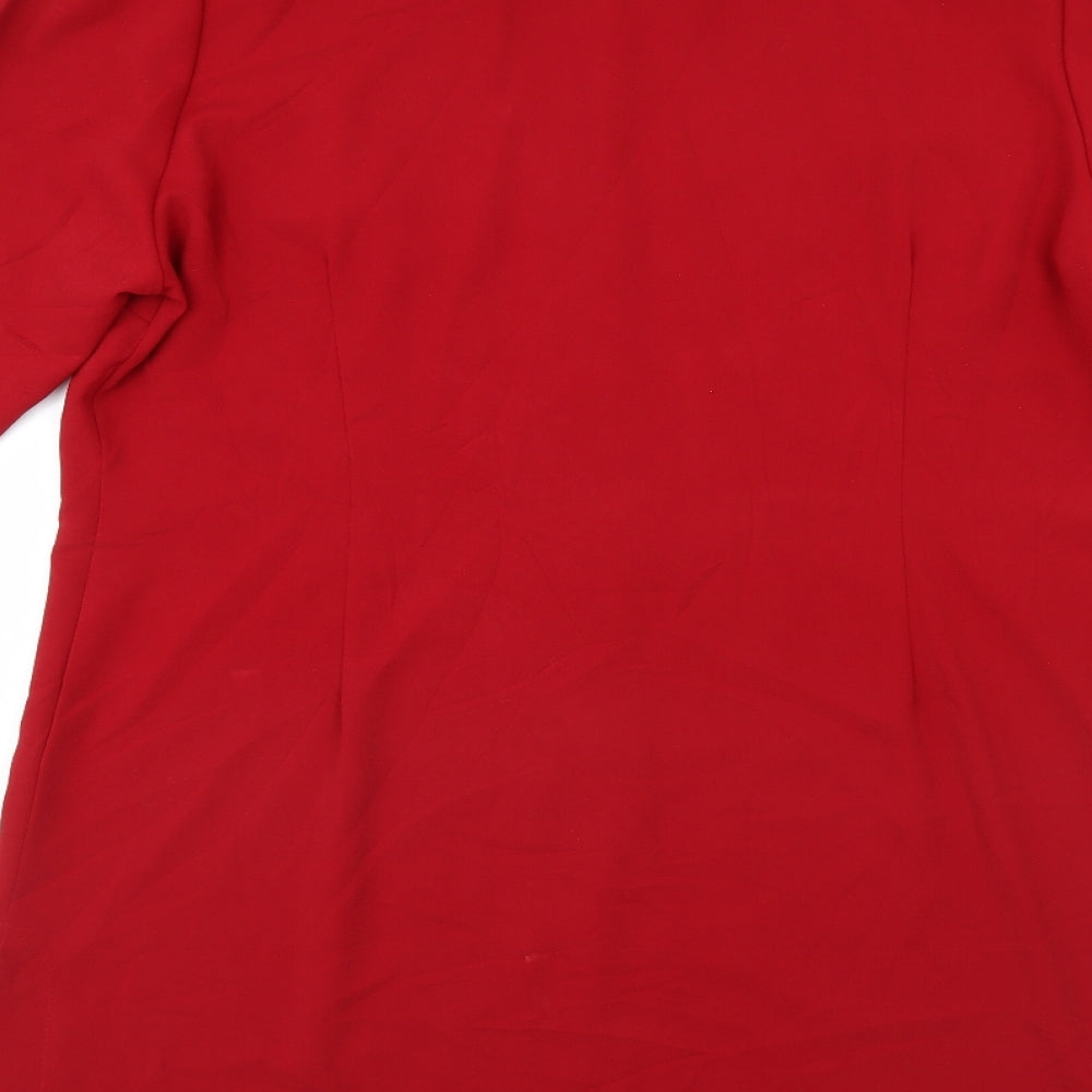 Satsuma Womens Red   Shirt Dress  Size 18