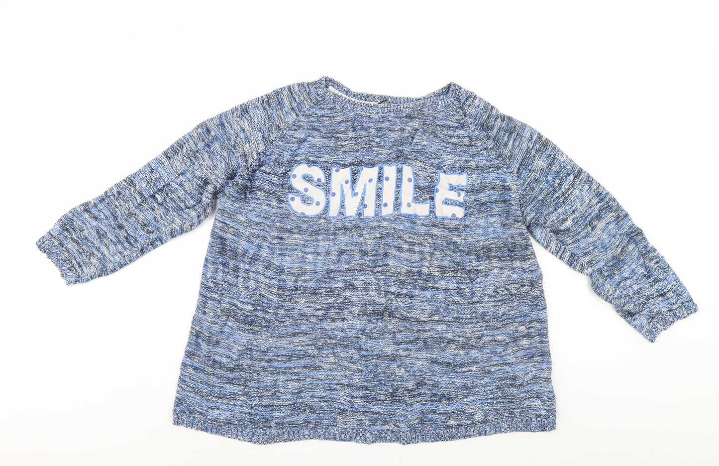Label be Womens Blue   Pullover Jumper Size 26