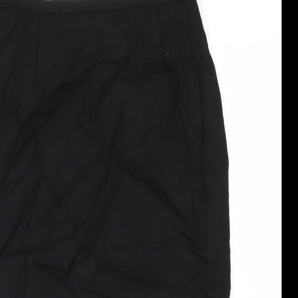 David Emanuel Womens Black   Straight & Pencil Skirt Size 14