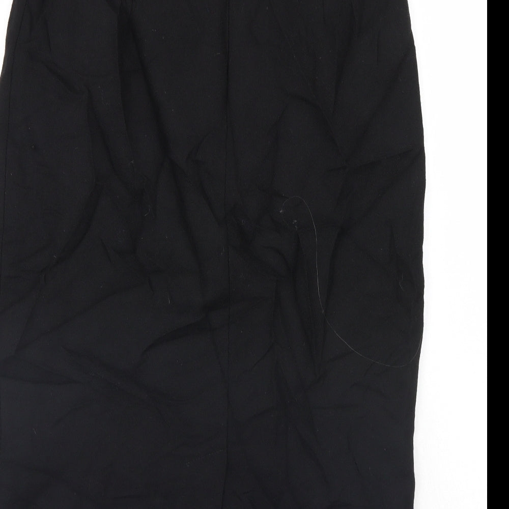 David Emanuel Womens Black   Straight & Pencil Skirt Size 14