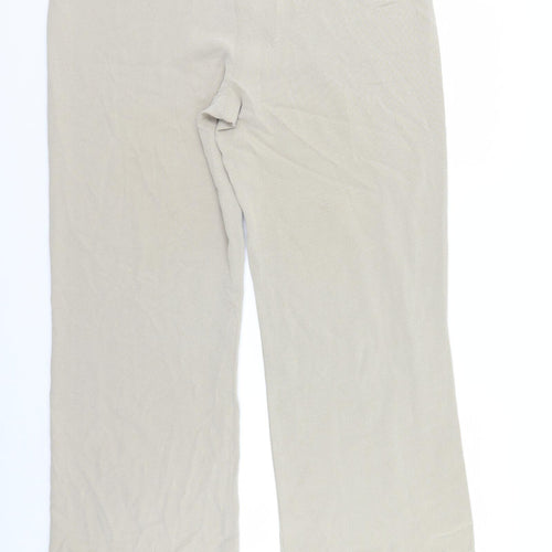 Marks and Spencer Womens Beige   Trousers  Size 16 L27 in