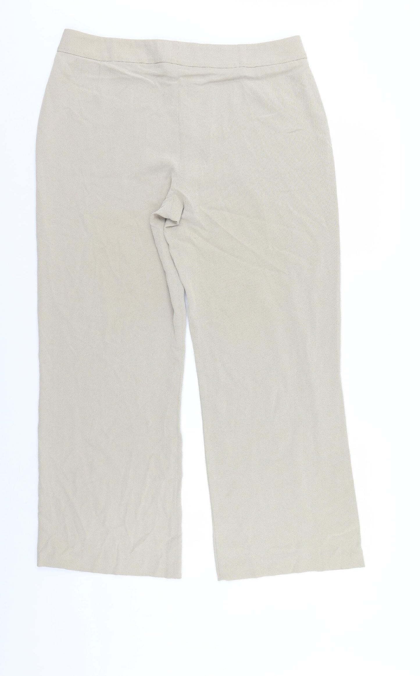 Marks and Spencer Womens Beige   Trousers  Size 16 L27 in