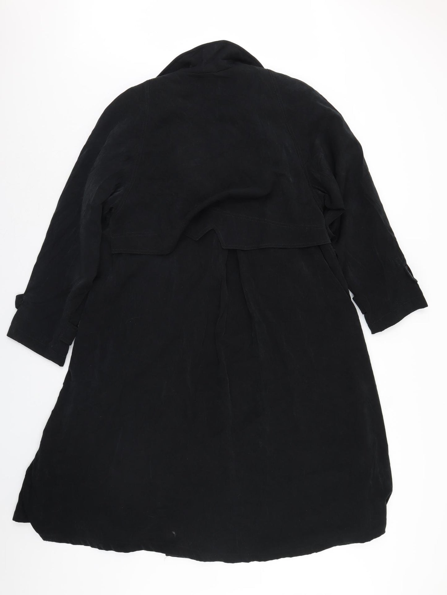 Preworn Womens Black   Overcoat Coat