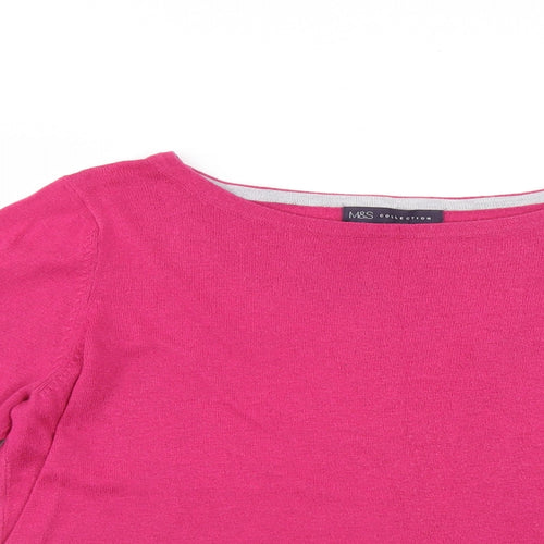 M&S Womens Purple   Pullover Jumper Size 14