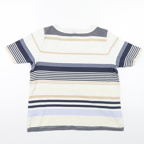 Classic Womens Multicoloured Striped  Basic Tank Size 14