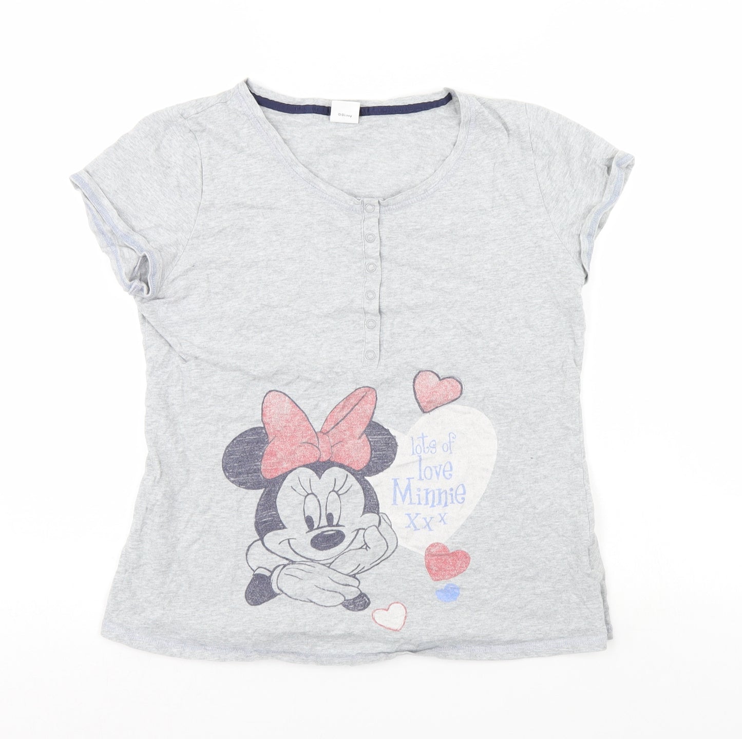 Disney Womens Grey   Top Nightshirt Size 10  - disney