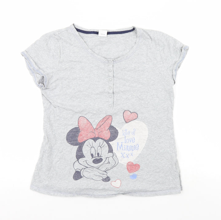 Disney Womens Grey   Top Nightshirt Size 10  - disney