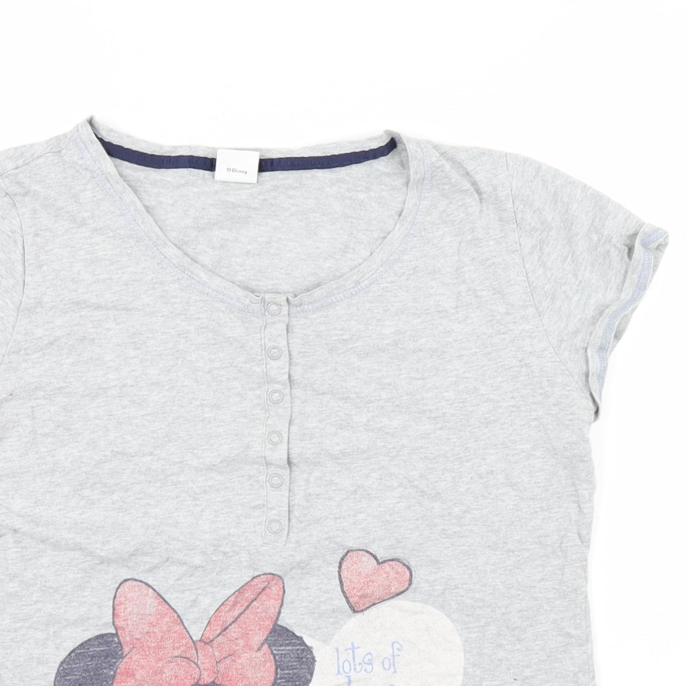 Disney Womens Grey   Top Nightshirt Size 10  - disney