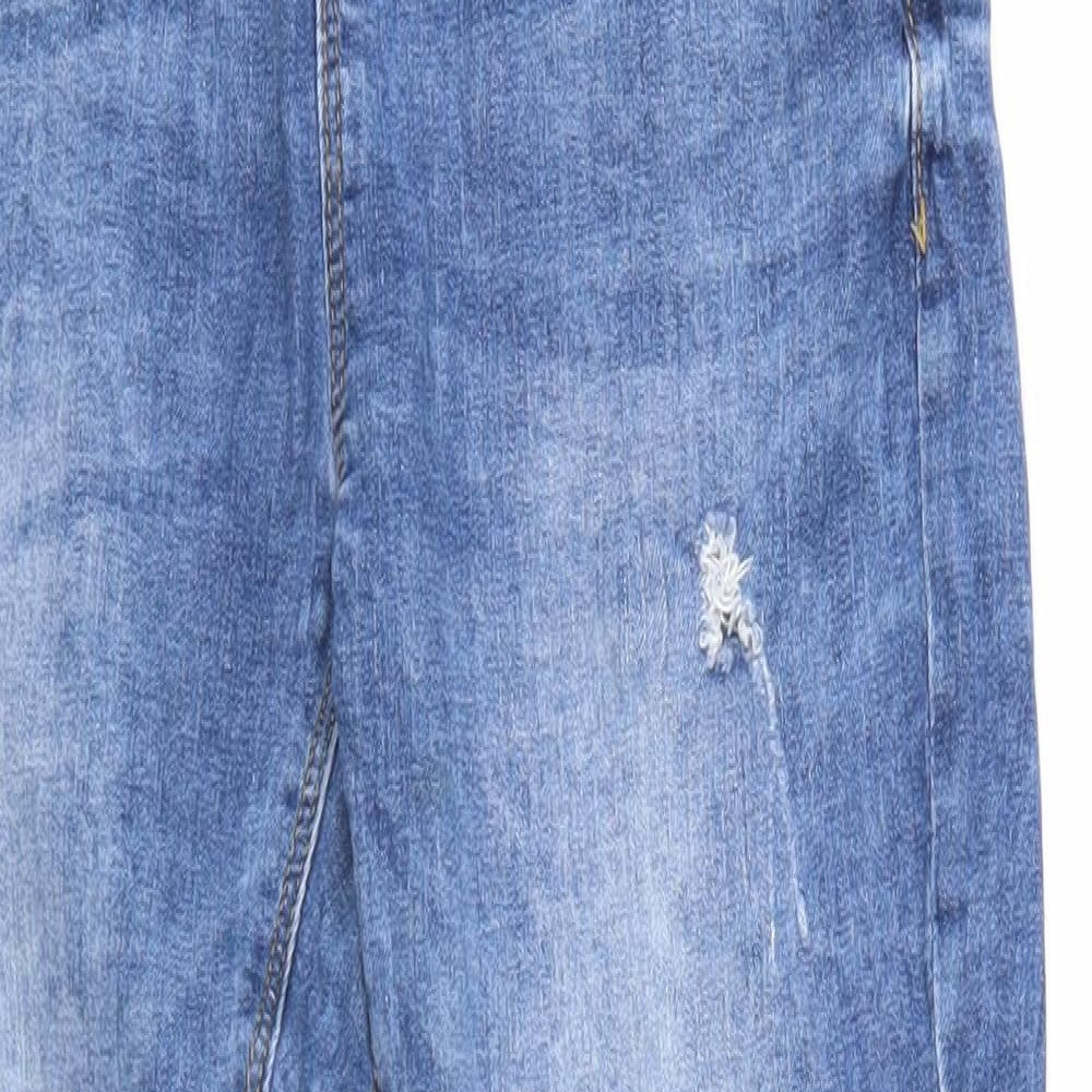 NEXT Boys Blue  Denim Straight Jeans Size 10 Years - distressed