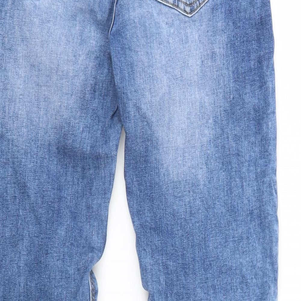 NEXT Boys Blue  Denim Straight Jeans Size 10 Years - distressed