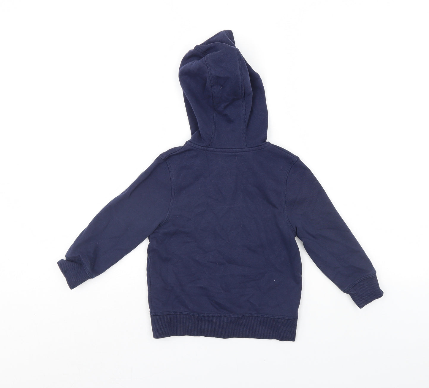 George Boys Blue   Full Zip Hoodie Size 2-3 Years