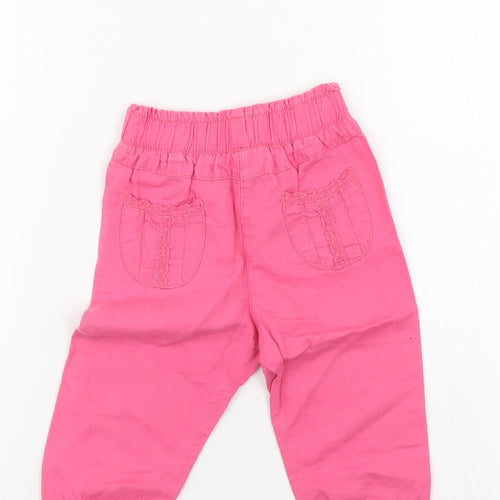 NEXT Girls Pink   Pedal Pusher Trousers Size 12-18 Months