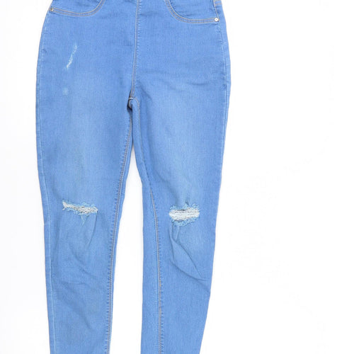 candy culture Girls Blue  Denim Jegging Jeans Size 12 Years - distressed