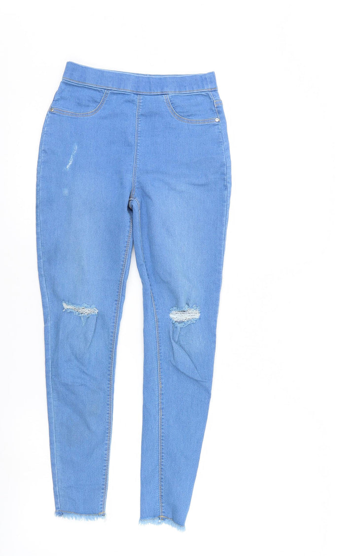 candy culture Girls Blue Denim Jegging Jeans Size 12 Years - distressed