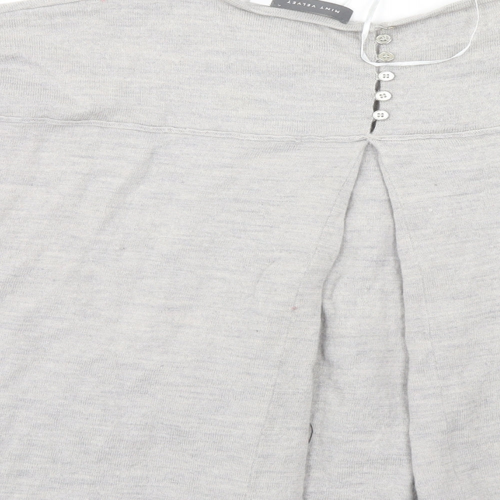 Mint Velvet Womens Grey   Pullover Jumper Size 16