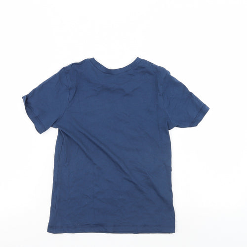 George Boys Blue   Basic T-Shirt Size 7-8 Years