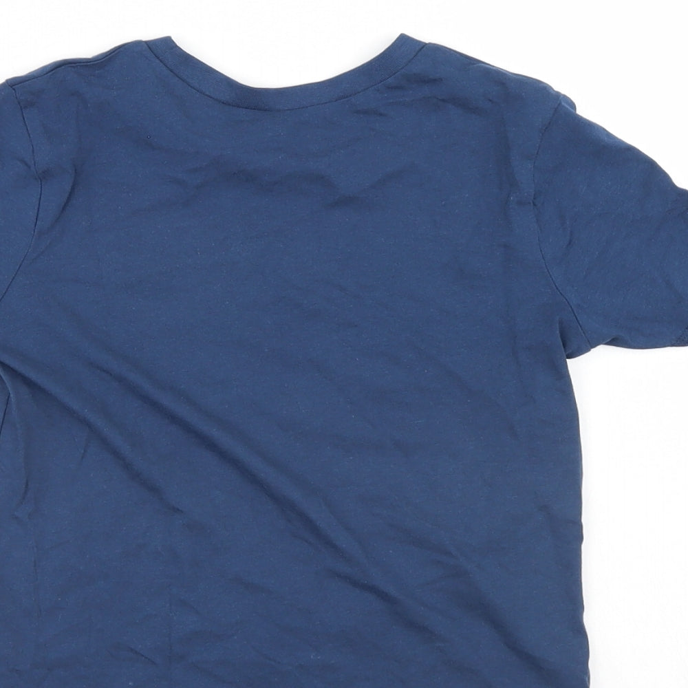 George Boys Blue   Basic T-Shirt Size 7-8 Years