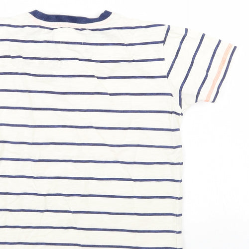 JimJams Boys Multicoloured Striped  Basic T-Shirt Size 7-8 Years