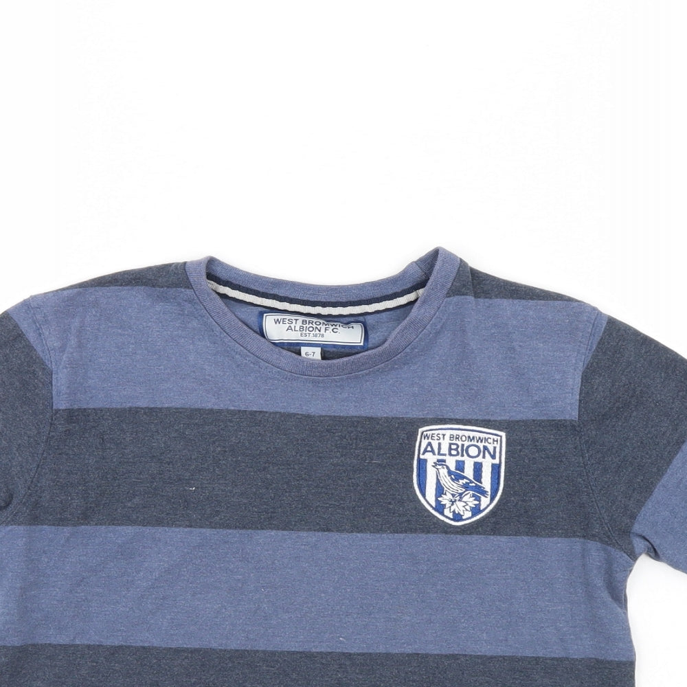 West brom FC Boys Blue   Basic T-Shirt Size 6-7 Years  - WEST BROM FC