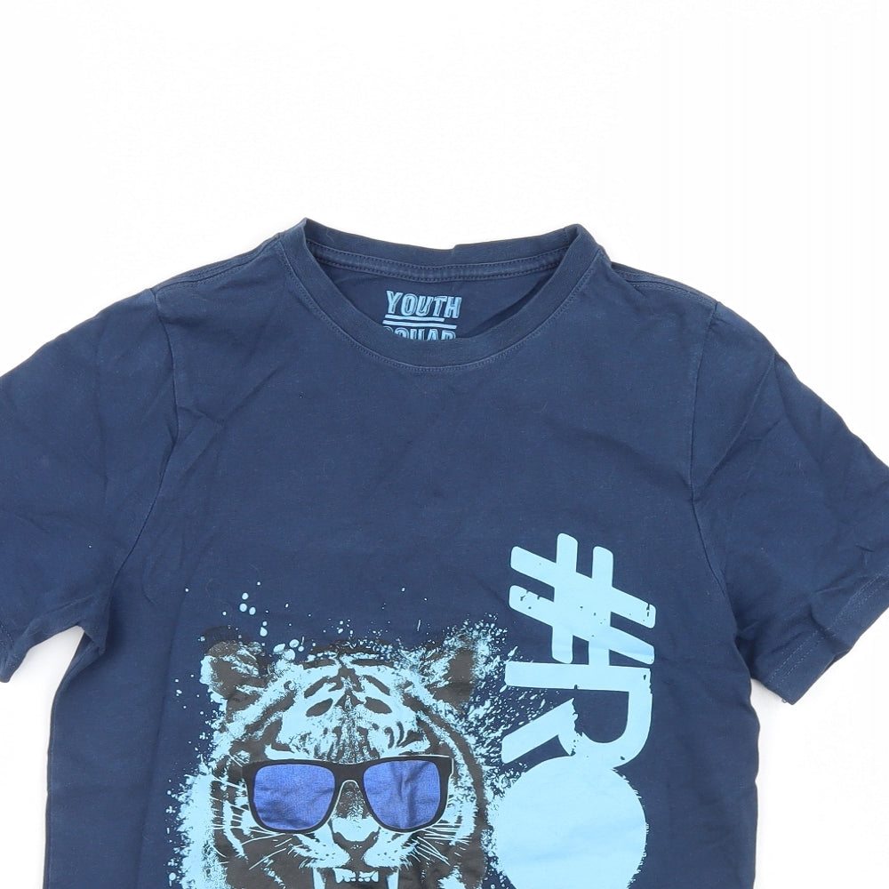 F&F Boys Blue   Basic T-Shirt Size 11-12 Years