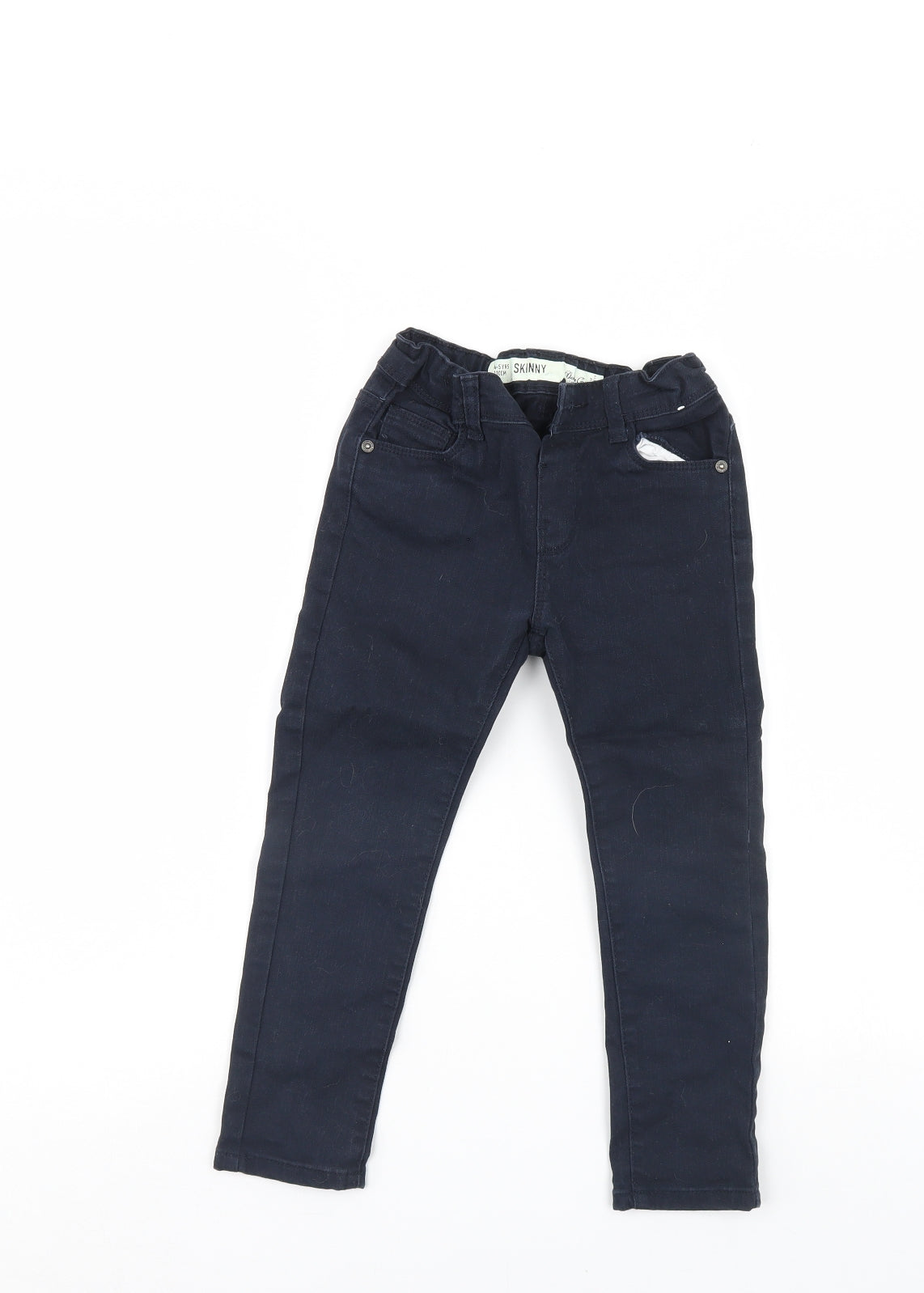 Denim & Co. Boys Blue  Denim Straight Jeans Size 4-5 Years