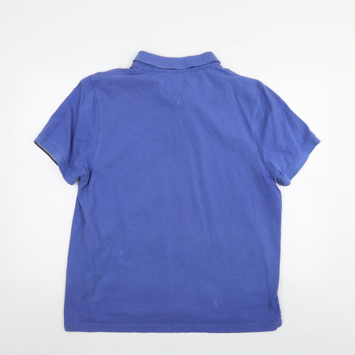 J. Hampton and Sons Mens Blue    Polo Size XL