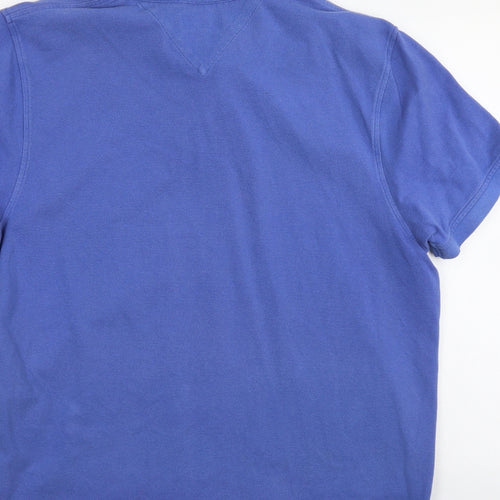 J. Hampton and Sons Mens Blue    Polo Size XL
