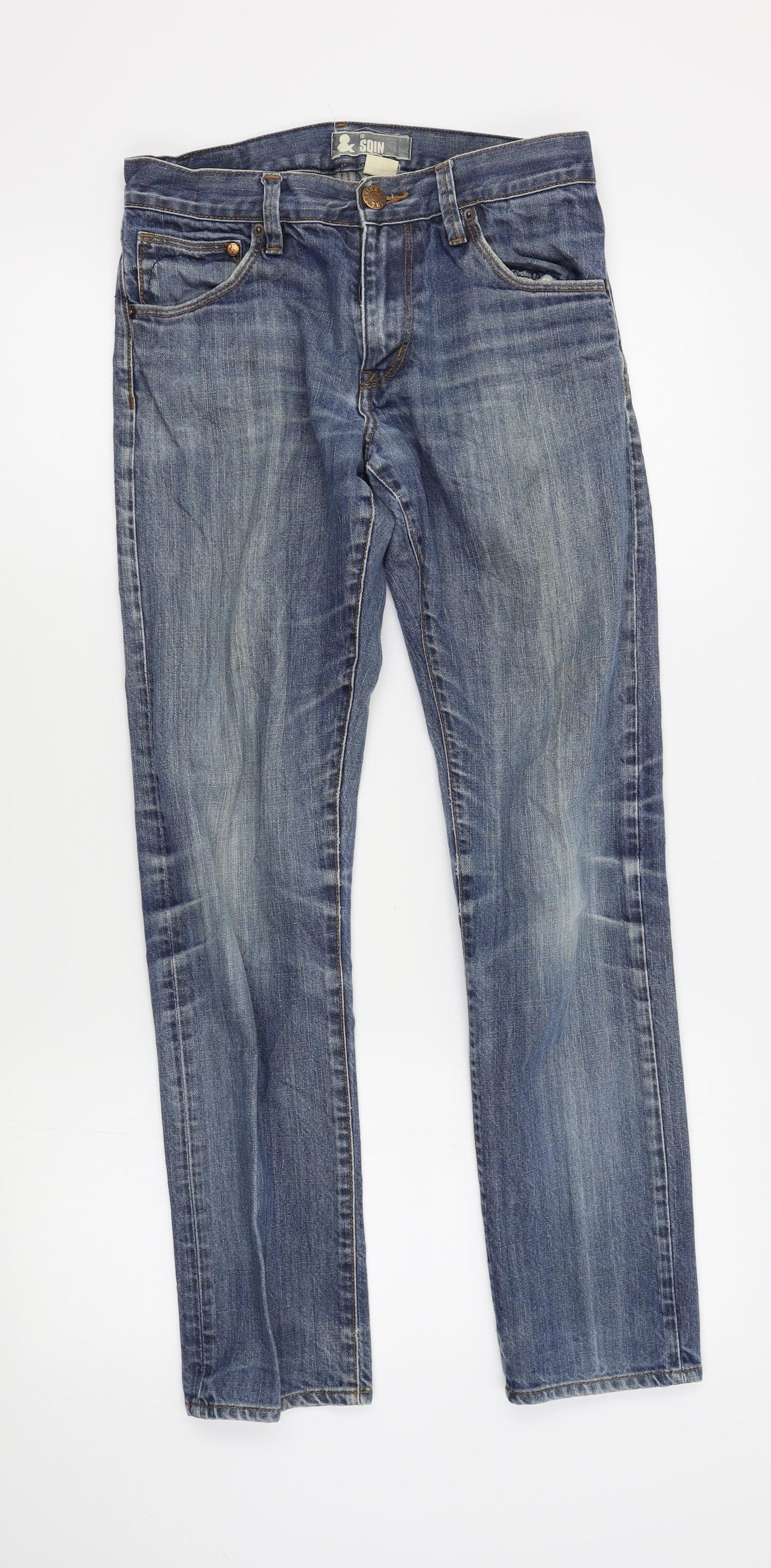 H&M Mens Blue   Straight Jeans Size 28 L29 in