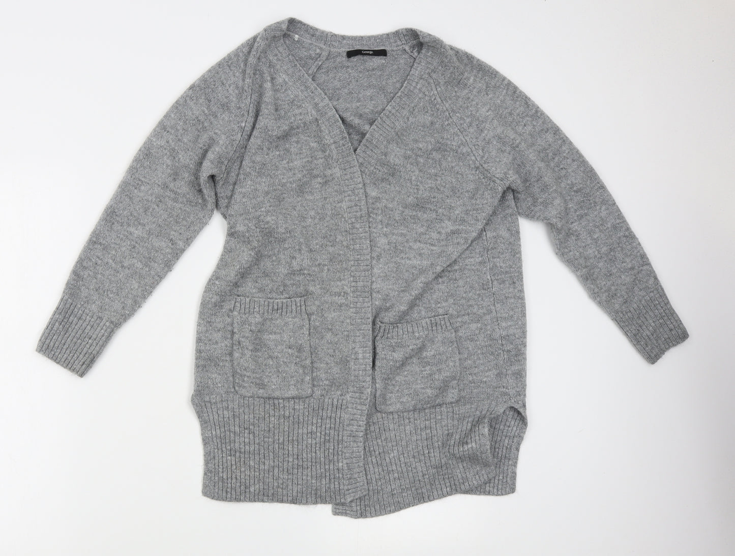 George Womens Grey   Cardigan Jumper Size M