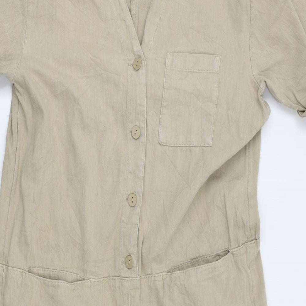 monkl Womens Beige   Jumpsuit One-Piece Size M L23 in